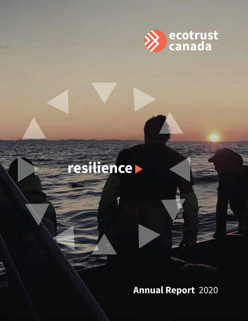 2020 Ecotrust Canada Annual Report Cover Page