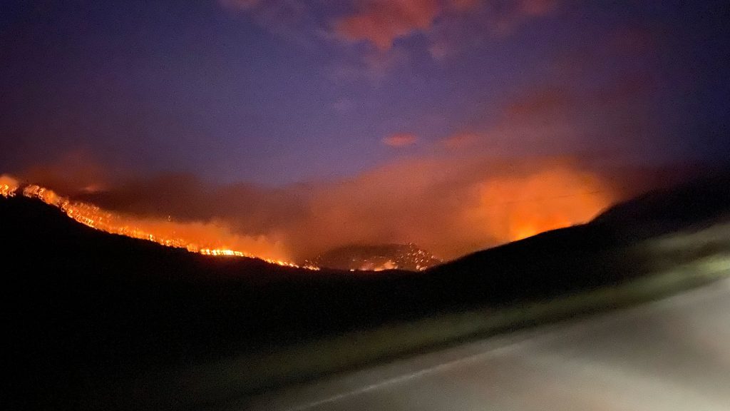 McKay Creek Wildfire, July 2021, Ayden Harrison photo