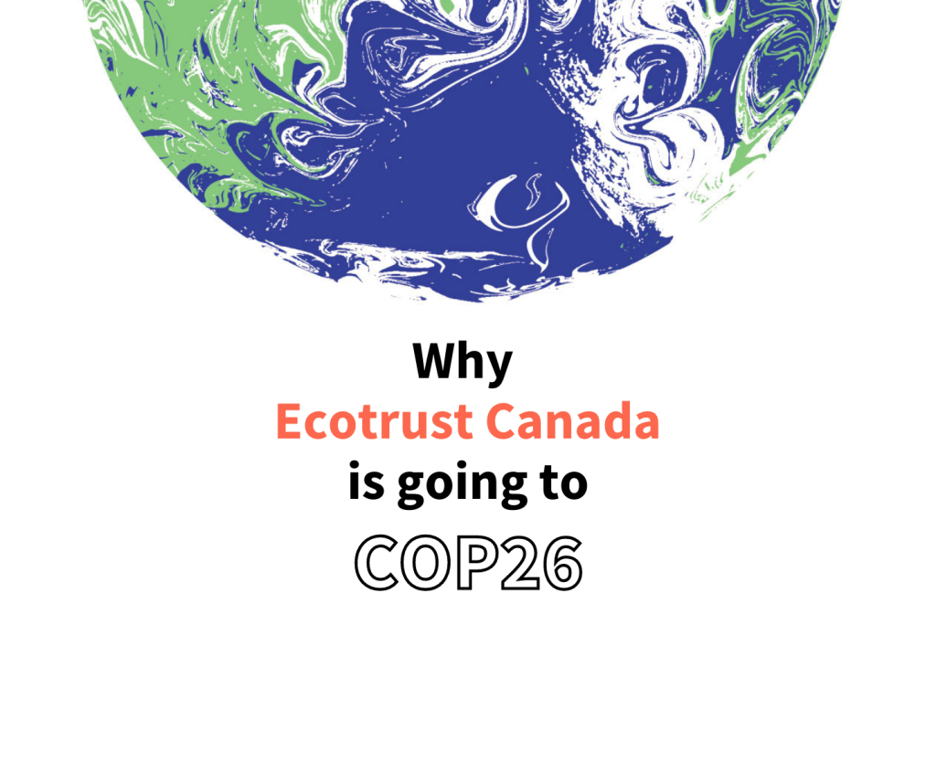 Why Ecotrust Canada is going to COP26