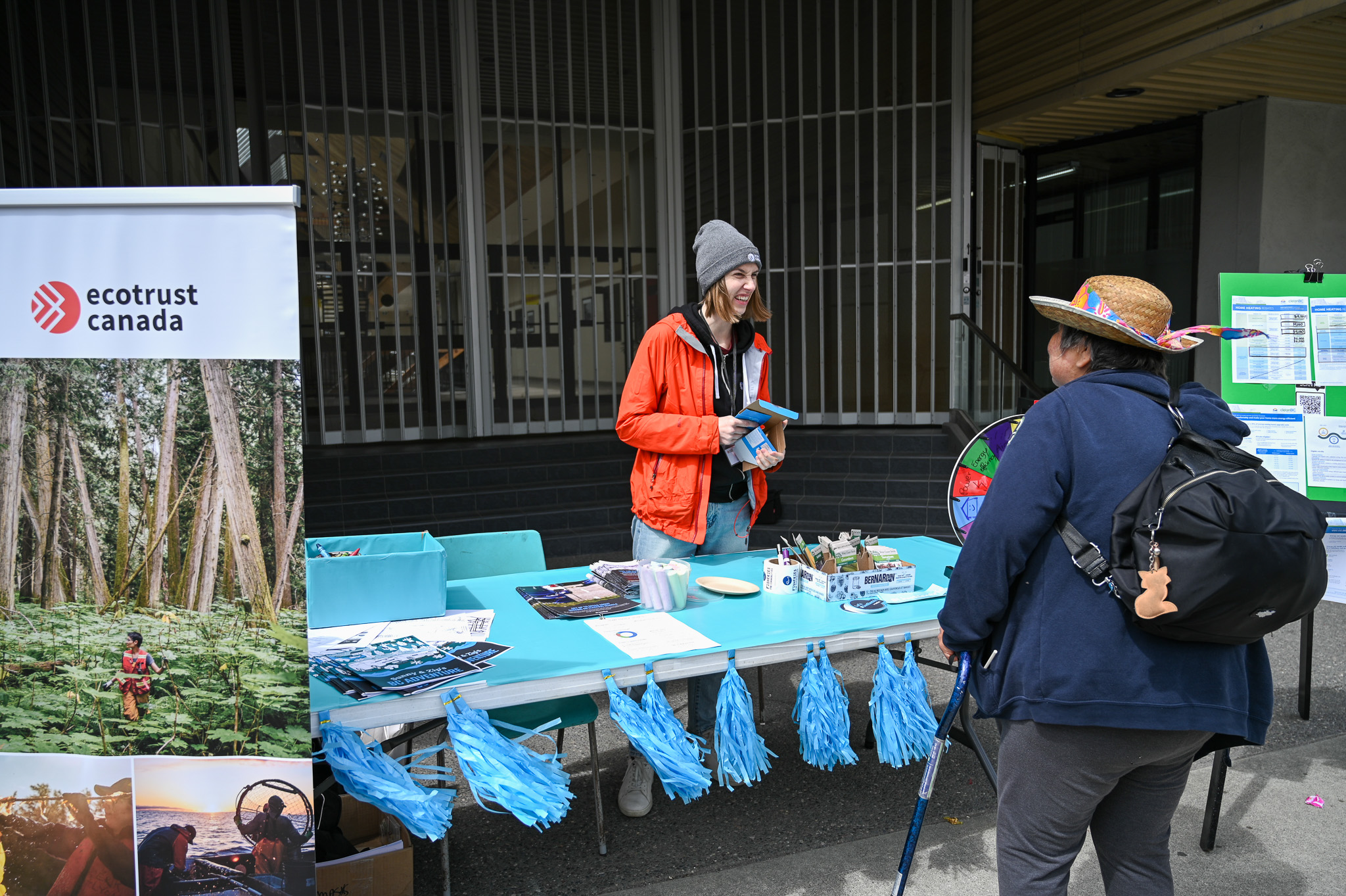 Josephine Schrott, an Analyst with the Community Energy team, travelled to Prince Rupert for Seafest in June 2023. She hosted a booth where residents could share their thoughts or learn more about home energy efficiency and opportunities to reduce utility costs in Prince Rupert.