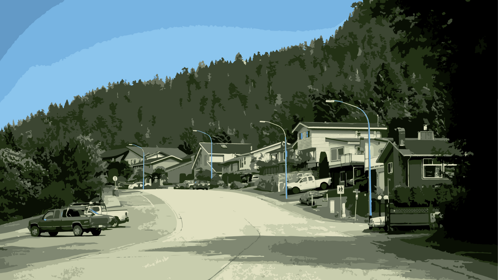 A street in Prince Rupert, BC.