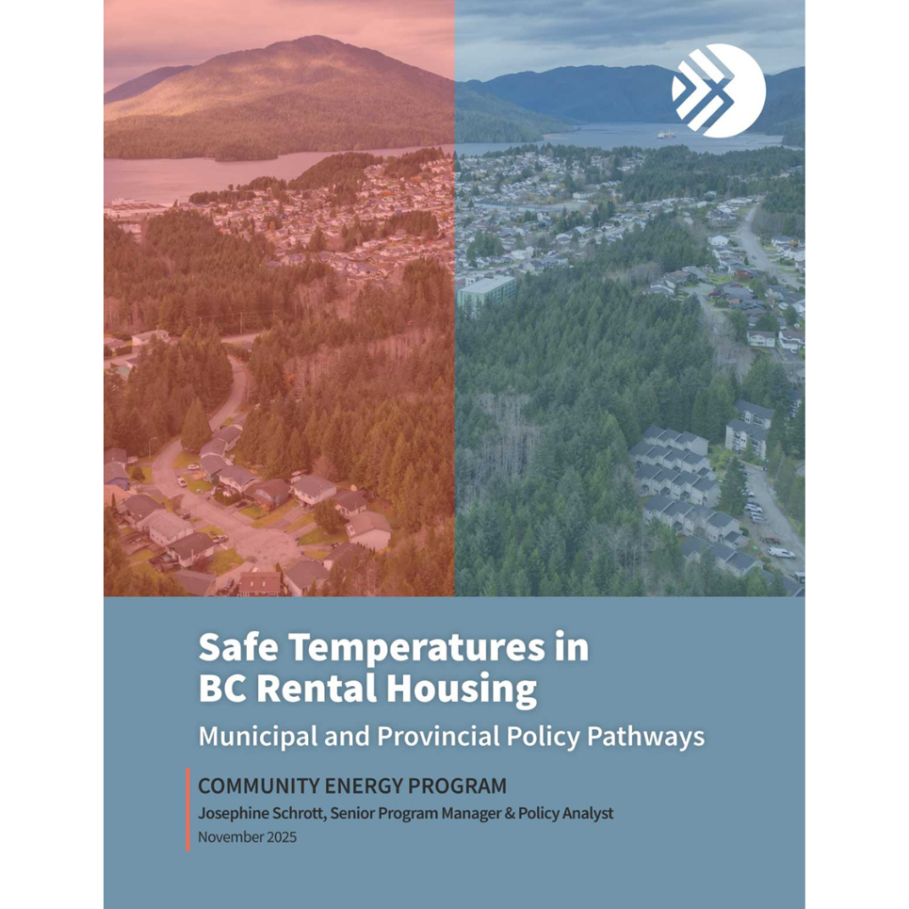 Safe Temperatures in BC Rental Housing COVER of Report 2025