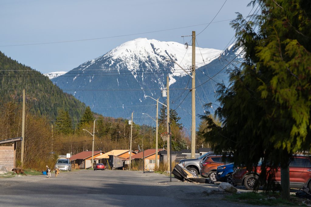 Subdivision in Bella Coola, BC, Nuxalk Territory.