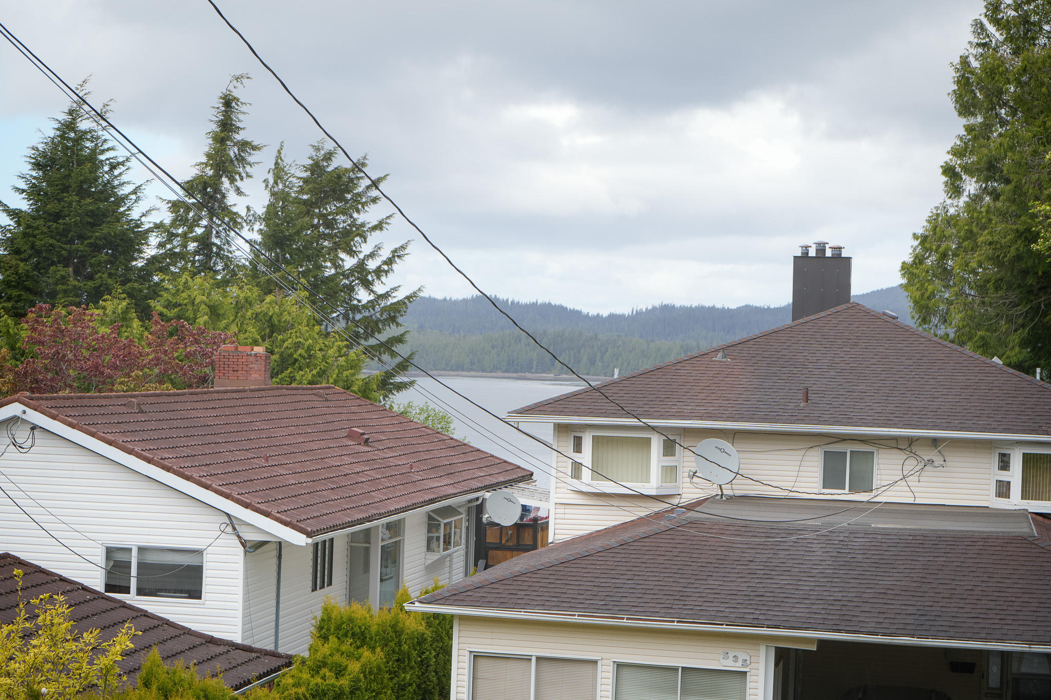 Rooftops in Prince Rupert, BC
